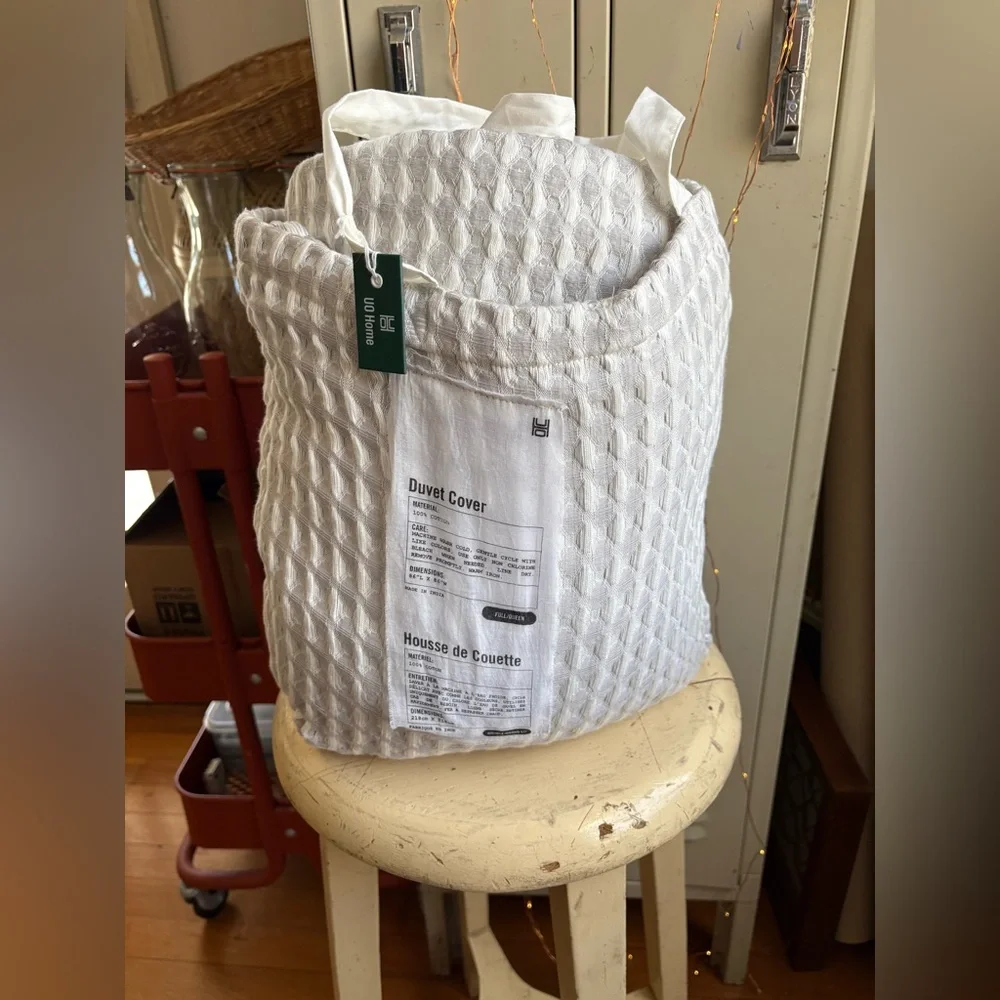 UO Waffle Duvet Cover
